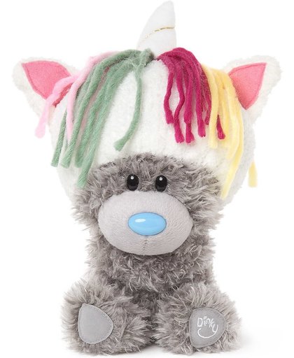Pluche Me to You my dinky bear unicorn hat 19 cm