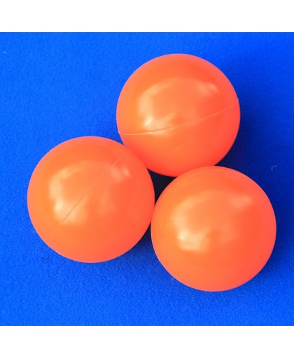 Ballenbakballen 70mm Oranje - 1000 stuks