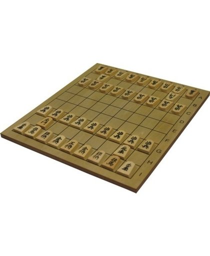Shogi spel Japans schaak bord + stukken 32cm.