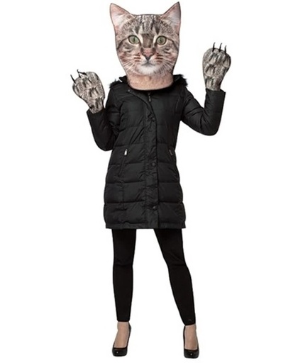 Cyperse kat verkleedset voor volwassenen - Poes kostuum