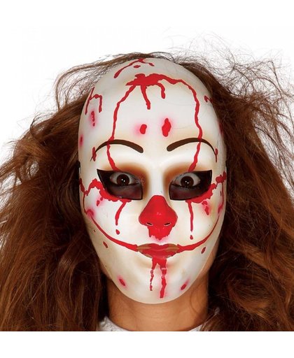 Halloween Masker Clown Vrouw voorkant