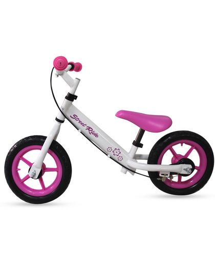 Loopfiets FreeON - Free 2 Me Balance Bike "Street Bike" - White Pink