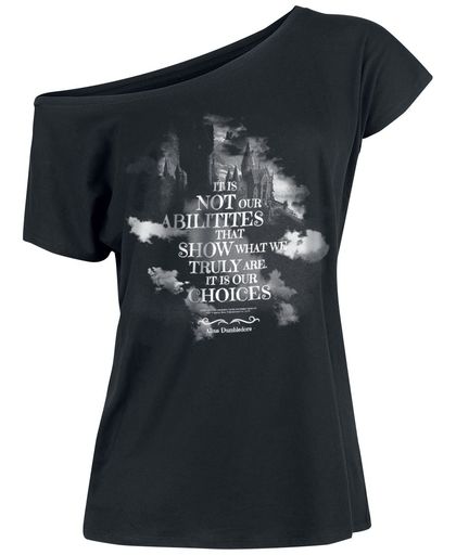 Harry Potter Choices Girls shirt zwart
