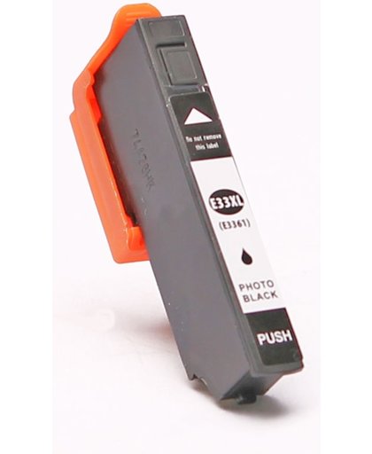 Toners-kopen.nl Epson C13T33614010 foto zwart alternatief - compatible inkt cartridge voor Epson T3361 33XL foto zwart