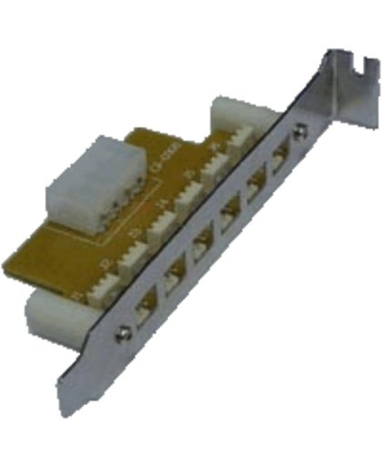 Sunbeam PCC-3P Slotbracket met 6x externe 3,5" voedingsstekker