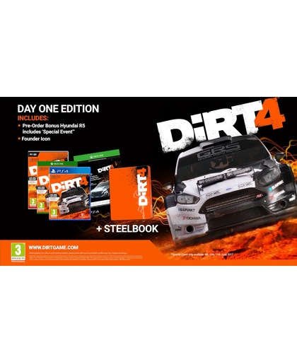 DiRT 4 - Steelbook Pre-order Edition - PS4