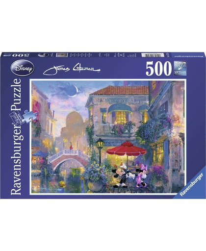 Ravensburger puzzel Disney Minnie & Mickey in Venetië - Legpuzzel - 500 stukjes