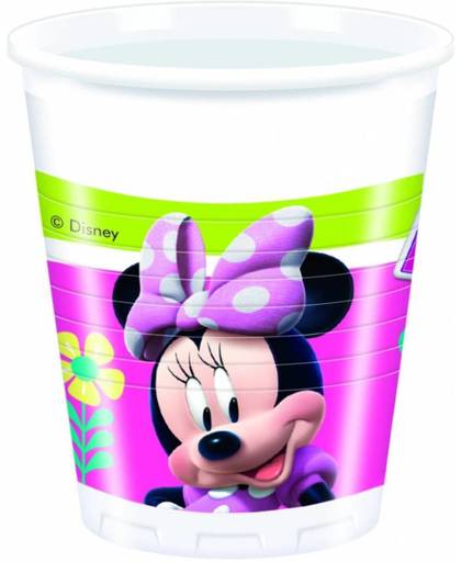 Minnie Mouse Bekers Happy 200ml 8 stuks