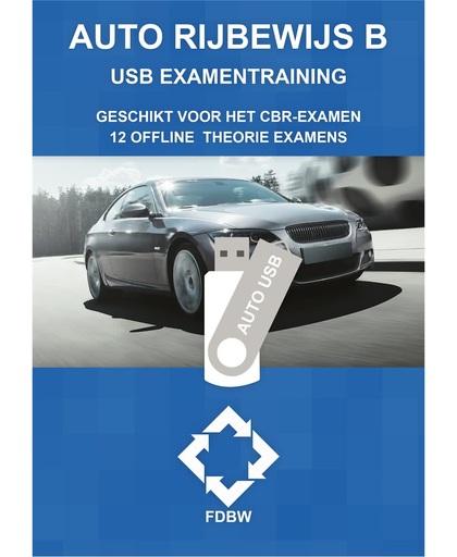 Auto Theorie Leren USB Rijbewijs B 2018 - Examentraining 12 Offline Theorie examens - Theorie leren auto rijbewijs B 2018