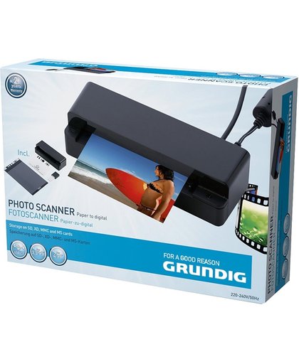 Grundig - USB fotoscanner - SD, xD, MMC en MS memorycards - Van papier naar digitaal