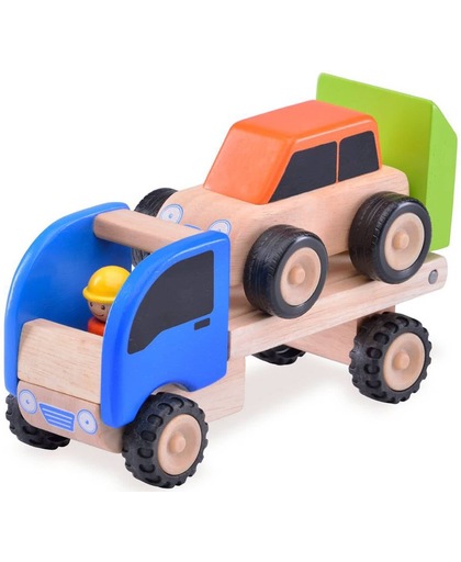Wonderworld Houten speelgoedvoertuig Autotrailer