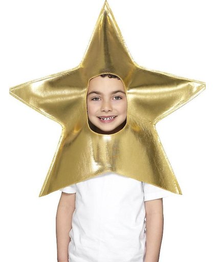 Gouden Ster hoofddeksel - Kerstmis/kerststal accessoire voor kinderen en volwassenen - kerstster