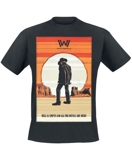 Westworld All The Devils Are Here T-shirt zwart