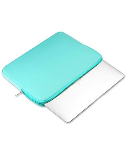 Tech Supplies | Neopreen Soft Sleeve Voor de Apple Macbook Air / Pro (Retina) 15 Inch - 15.4" Laptop Case - Bescherming Cover Hoes - Turqouise