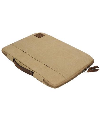 Hoes in zandkleur voor Macbook 13" van Souve Bag Co