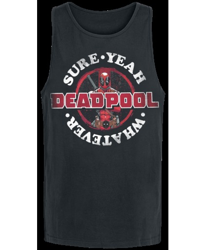 Deadpool Sure Yeah Tanktop zwart