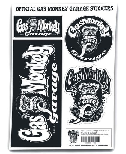 Gas Monkey Garage Sticker Sticker standaard