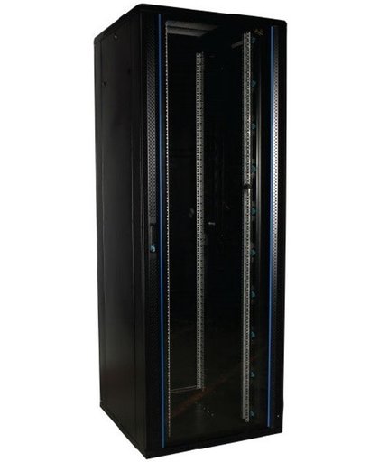 47U, 19" Serverkast/Patchkast met glazen voordeur, (BxDxH) 800x800x2200mm