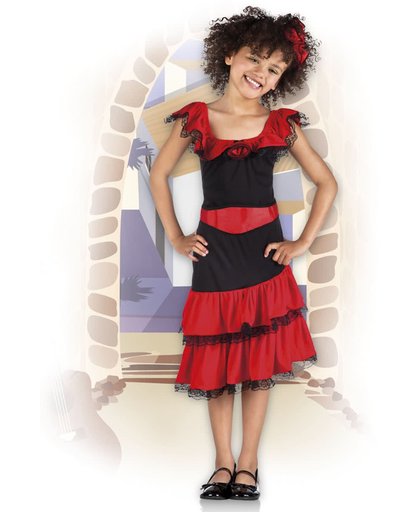 Kinderkostuum Spaanse Flamenco Beauty - 4-6 Jaar
