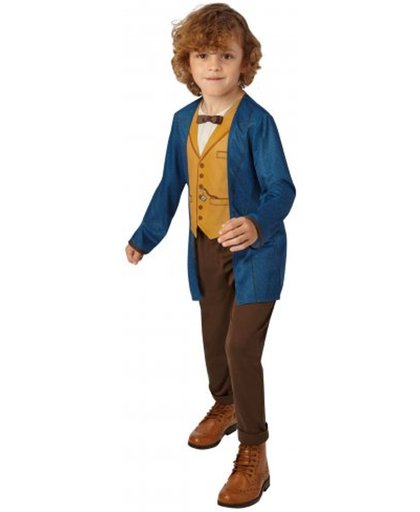 Newton Scamander™ kostuum voor jongens - Verkleedkleding - Maat 122/128