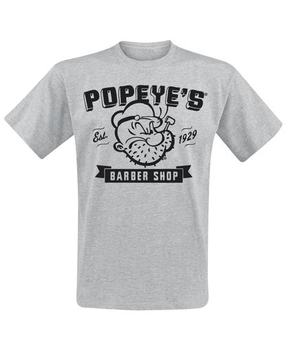 Popeye Barber Shop T-shirt grijs gemêleerd