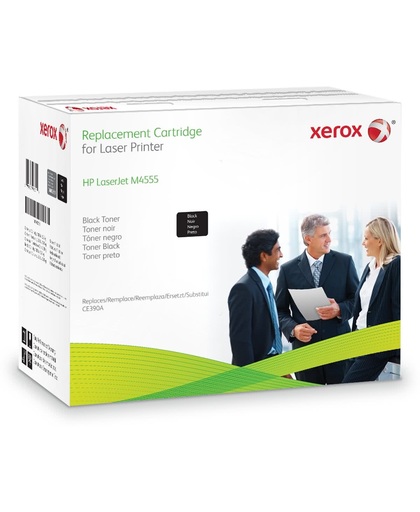 Xerox Zwarte toner cartridge. Gelijk aan HP CE390A. Compatibel met HP LaserJet 600 M601, LaserJet 600 M602, LaserJet 600 M603, LaserJet M4555 MFP