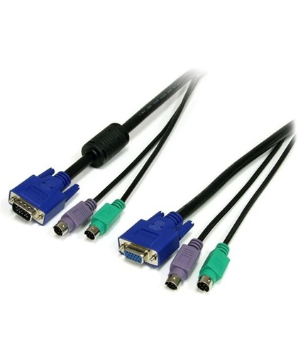 StarTech.com SVPS23N1_15 4.6m toetsenbord-video-muis (kvm) kabel