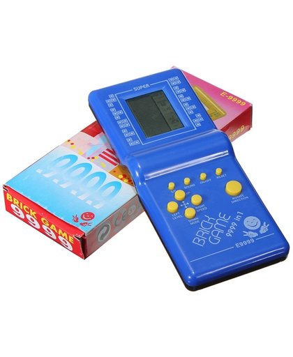 9999-in-1 Handheld Retro Game Spelcomputer - Arcade Gameconsole Met Tetris / Frogger / Space Invaders / Ping-Pong & Arkanoid Spellen