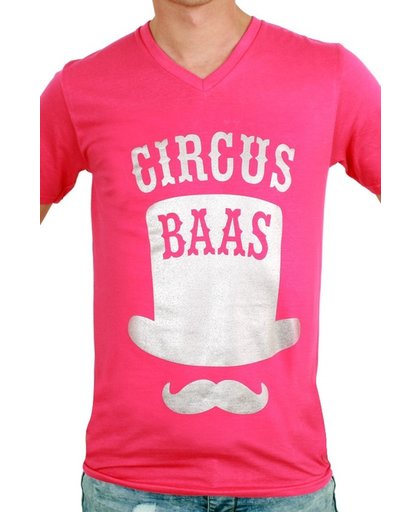 T-shirt heren 'Circus baas'
