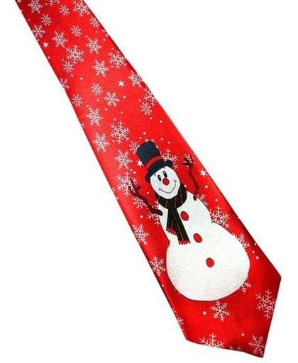 Kerst stropdas – Merry Christmas and a Happy New Tie Nr. 4 – Men Christmas Tie
