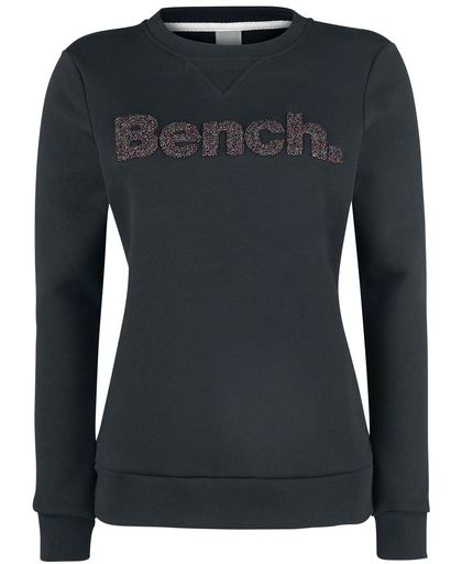 Bench Logo Crew Neck Girls trui zwart