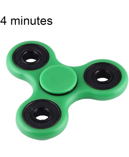 Fidget Spinner Toy Stress rooducer Anti-Anxiety Toy voor Children en Adults,  4 Minutes Rotation Time, Hybrid Ceramic Bearing + POM materiaal(groen)