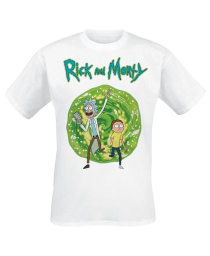 Rick And Morty Portal T-shirt wit