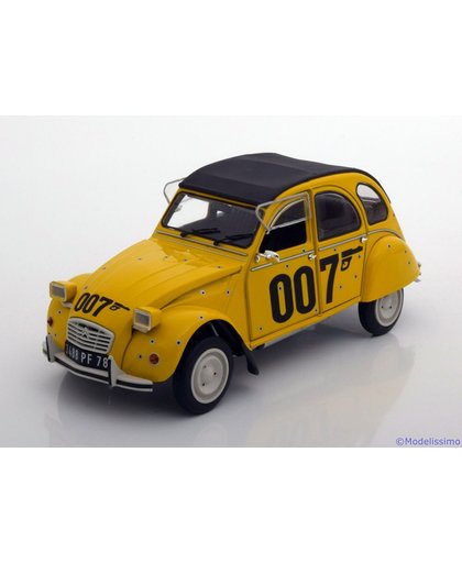 Citroen 2CV James Bond 007 "For Your Eyes Only" 1981 Geel 1-18 Solido