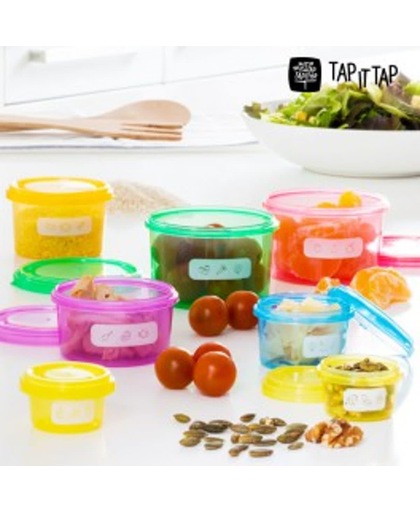 Tap It Tap Containers voor Voedingsbalans (7 stuks)
