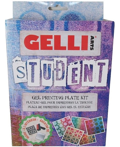 GelliArts gelliplate printing student beginnersset