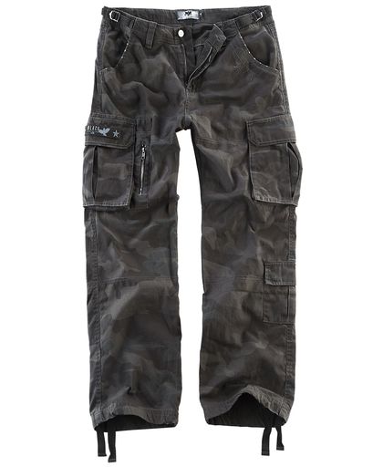 Black Premium by EMP Army Vintage Trousers Broek dark camo