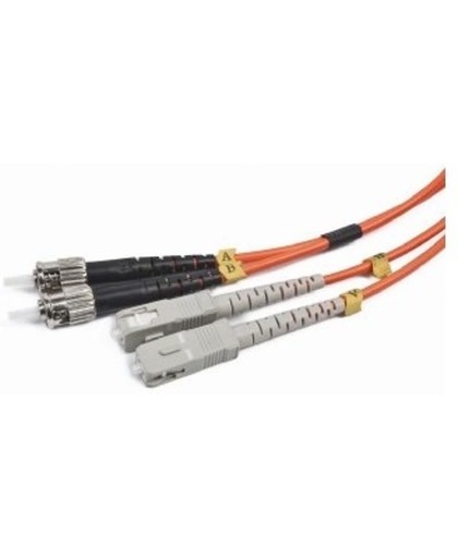 Gembird CFO-STSC-OM2-1M 1m ST SC Oranje Glasvezel kabel
