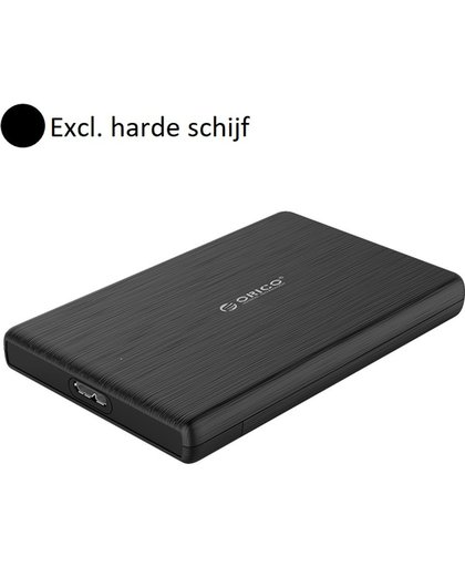 Orico - behuizing voor HDD/SSD 2.5 Inch harde schijf - USB 3.0 -  SATA III -  geborsteld zwart