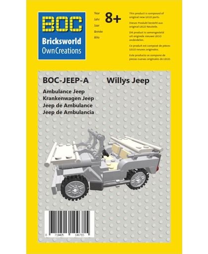 BOC-JEEP-A Willys Jeep Ambulance versie
