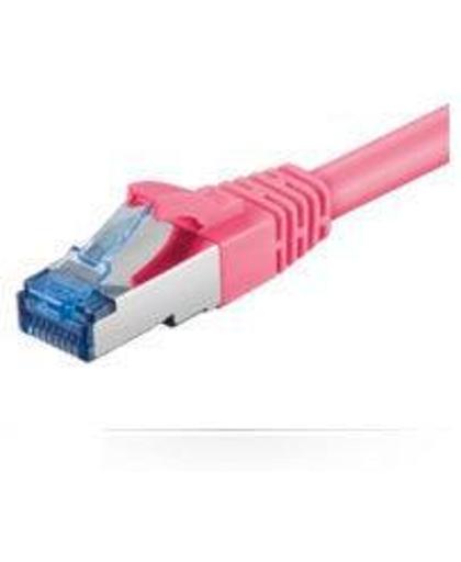 Microconnect 1m Cat6a S/FTP 1m Cat6a S/FTP (S-STP) Roze netwerkkabel
