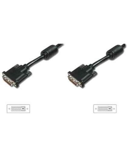 ASSMANN Electronic 3m DVI-D 3m DVI-D DVI-D Zwart DVI kabel