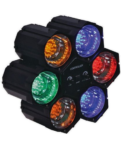 Valueline VLLINKLED20 Binnen Geschikt voor gebruik binnen Surfaced lighting spot 6W Blauw, Groen, Oranje, Rood verlichting spot