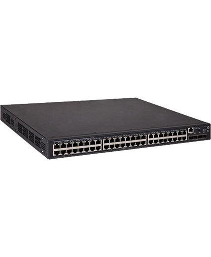 Hewlett Packard Enterprise 5130-48G-PoE+-4SFP+ (370W) EI Beheerde netwerkswitch L3 Gigabit Ethernet (10/100/1000) Power over Ethernet (PoE) 1U Zwart