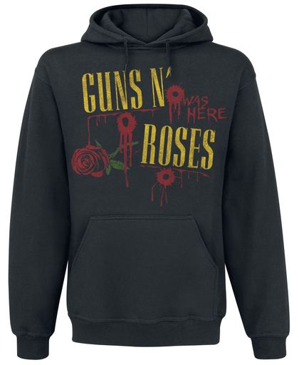 Guns N&apos; Roses Ripped Through Trui met capuchon zwart