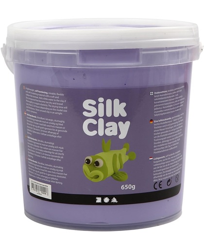 Silk Clay, paars, 650 gr