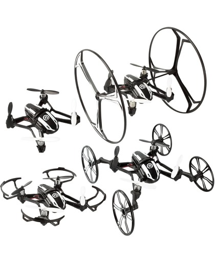 NINETEC Spyforce1 Mini HD-videocamera drone 4in1 Quadrocopter Ufo 2.0 MP 1280x720 met gemalen mode en 2GB Micro SD