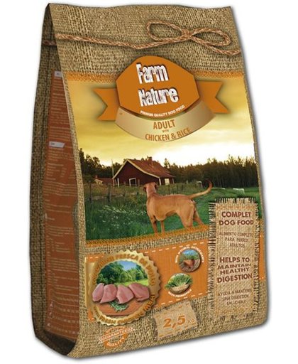 Farm nature chicken / rice hondenvoer 2,5 kg
