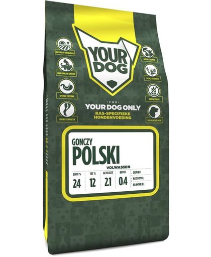 Yourdog gonczy polski hondenvoer volwassen 3 kg
