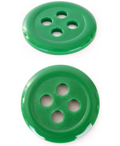 Groene knoop 6 cm